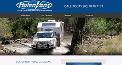 Desktop Screenshot of halenvans.com.au